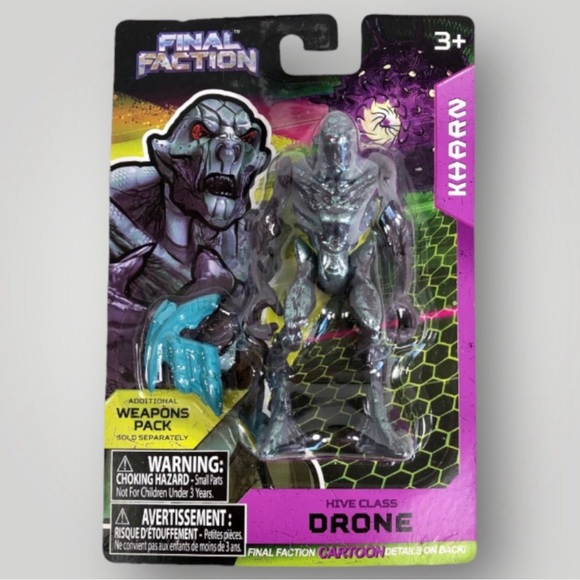 Final Faction 2020 Kharn Hive Class Figures Lot of 3!  Drone, Brute & Synthoid! - Picture 2 of 8